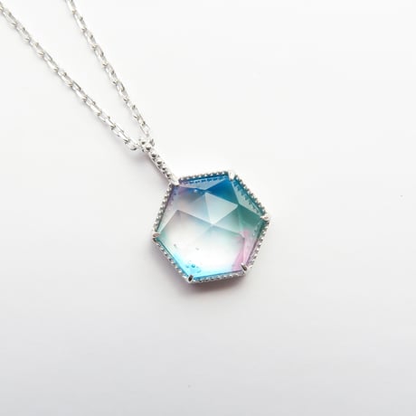 【necklace】　硝子の宝石 sugar drop