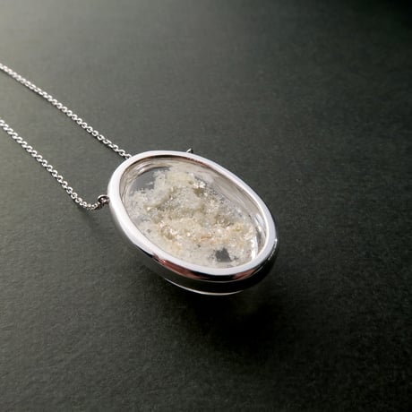 【necklace】　貫入水晶ホワイトガーデンクォーツ2