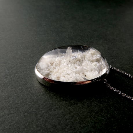 【necklace】　貫入水晶ホワイトガーデンクォーツ2