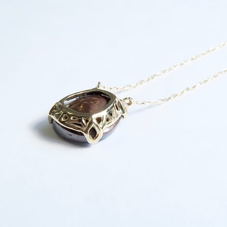 【necklace】　ボルダーオパール