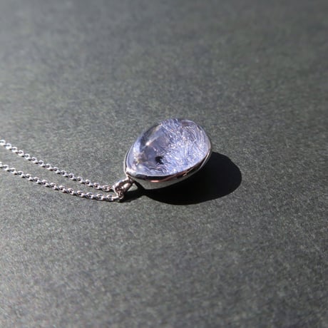 【Necklace】デュモルチェライトインクォーツC