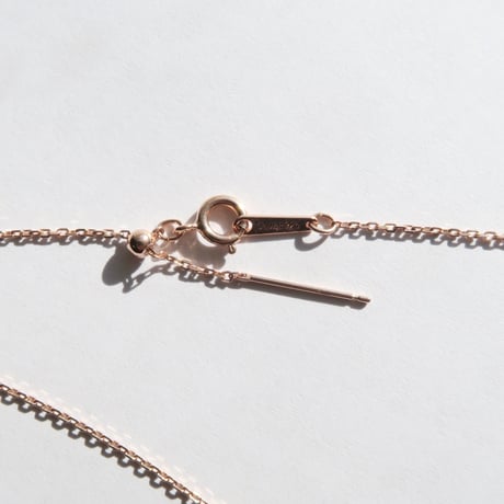 【necklace】　ローズクォーツ 12×6mm マーキス クラッシュクォーツ