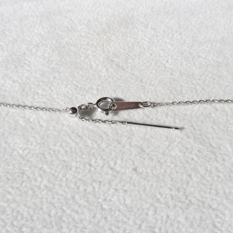 【necklace】　ペリドット 　7mm　さくらシェイプ