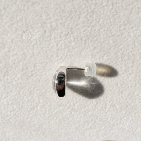【pierced】　デュモルチェライトインクォーツ　片耳