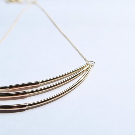 Flowing lines（N-140）Necklace