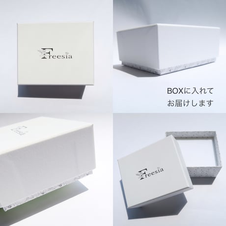 【necklace】　硝子の宝石 8mm RD
