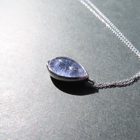 【Necklace】デュモルチェライトインクォーツD