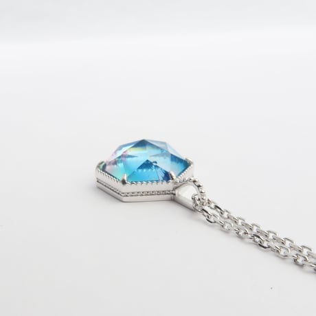 【necklace】　硝子の宝石 sugar drop