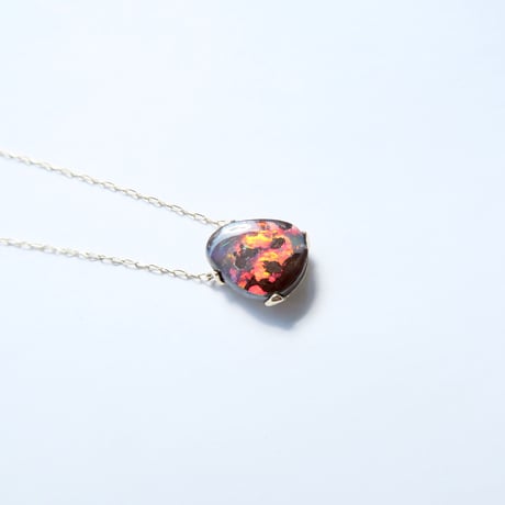 【necklace】　ボルダーオパール