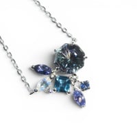 【necklace】　バイカラーゾイサイト　アトリアカット