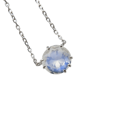 【necklace】　アンデシンラブラドライト　7mm　さくらインカット