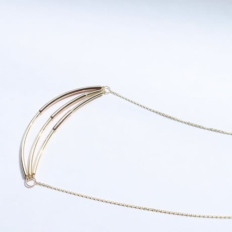 Flowing lines（N-140）Necklace