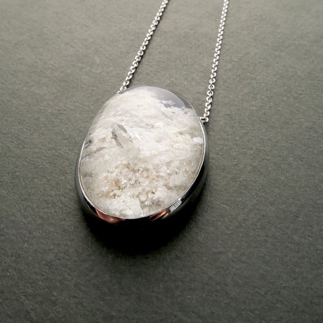 【necklace】　貫入水晶ホワイトガーデンクォーツ2