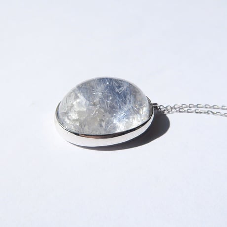 デュモルチェライト+クォーツインクォーツ　necklace