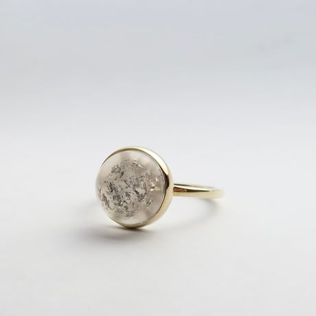 【ring】　硝子の宝石 snow dome