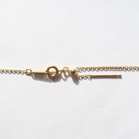 【necklace】　硝子の宝石 8mm RD