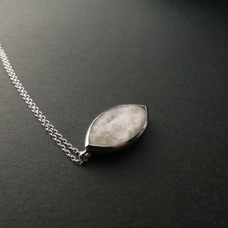 【necklace】　ホワイトガーデンクォーツ