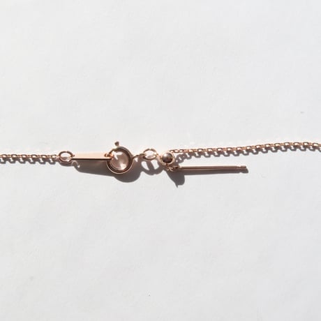 ローズアメジスト 8.5mm さくらシェイプカット necklace
