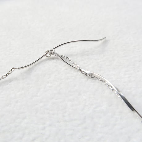 【pierced】　バロックパール　6.5-7.0mm　片耳