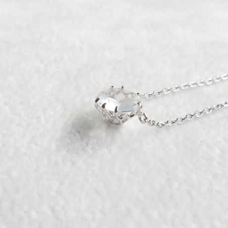 【necklace】　アンデシンラブラドライト　7mm　さくらインカット