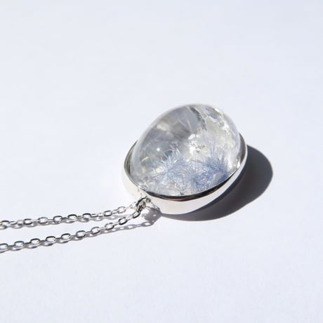 デュモルチェライト+クォーツインクォーツ　necklace