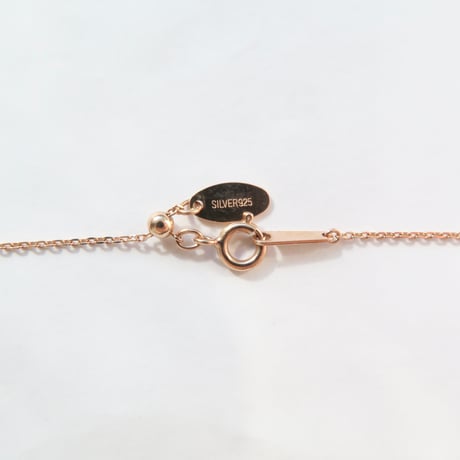 【necklace】 ルビーイングラナイト：シミズ貴石 会長カット
