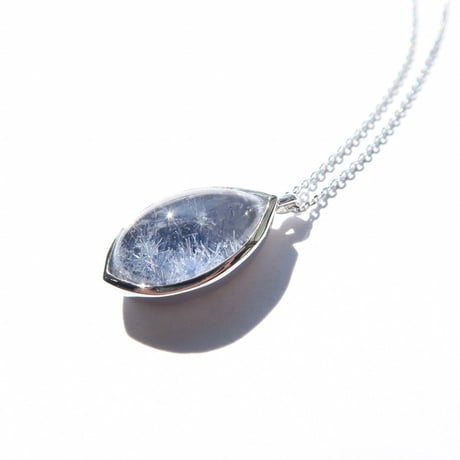 【Necklace】デュモルチェライトインクォーツD