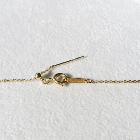【necklace】　ガーネット 月型 甲州貴石切子
