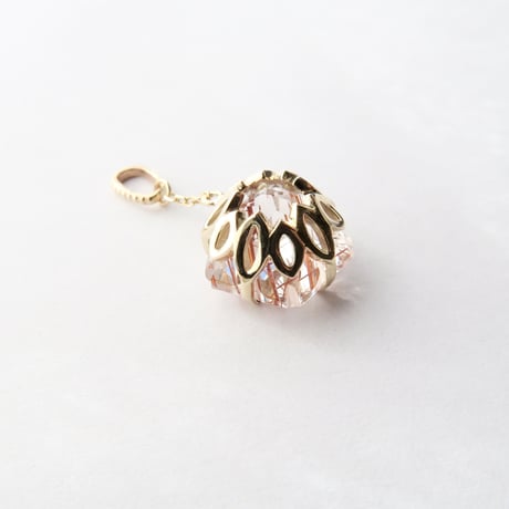レッドルチル 10mm さくらシェイプ charm
