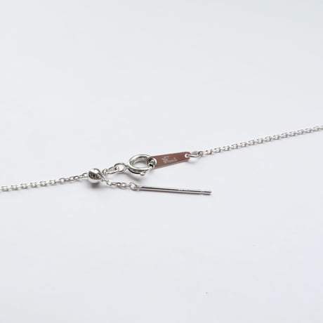 【ncklace】　デンドリティックアゲート+白水晶