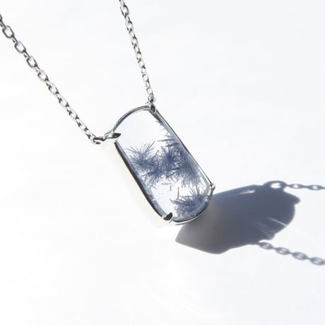 【Necklace】デュモルチェライトインクォーツE