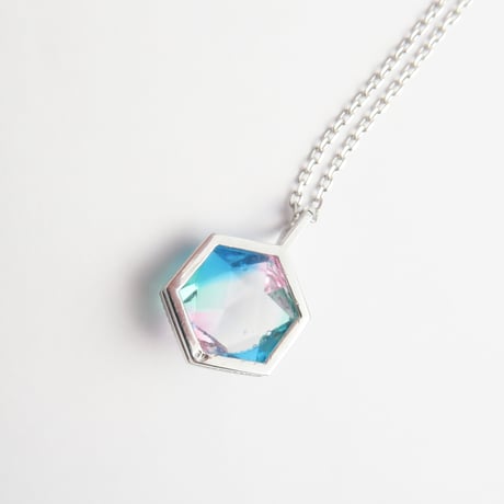【necklace】　硝子の宝石 sugar drop