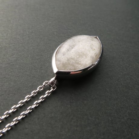 【necklace】　ホワイトガーデンクォーツ
