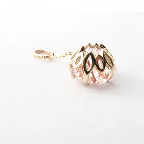 レッドルチル 10mm さくらシェイプ charm