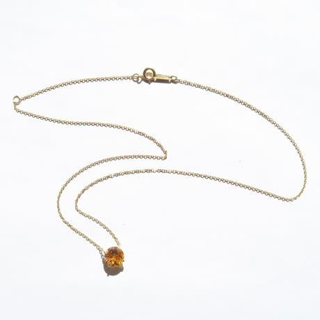 【necklace】　硝子の宝石 sunset