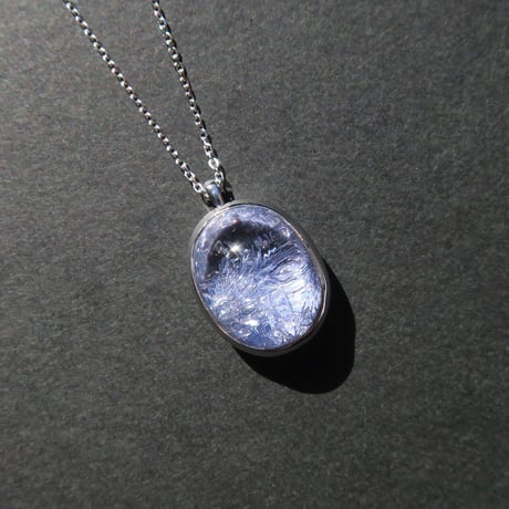 【Necklace】デュモルチェライトインクォーツB