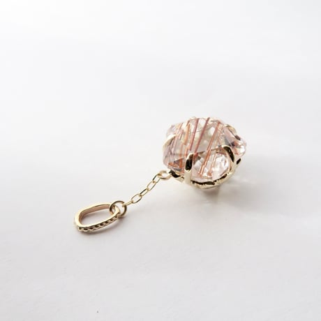 レッドルチル 10mm さくらシェイプ charm