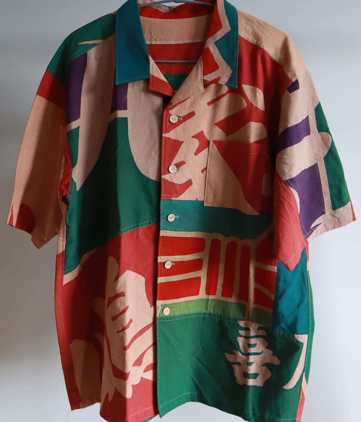 世界に一枚の大漁旗アロハシャツ_毳LL 【送料無料】 | みどり荘  