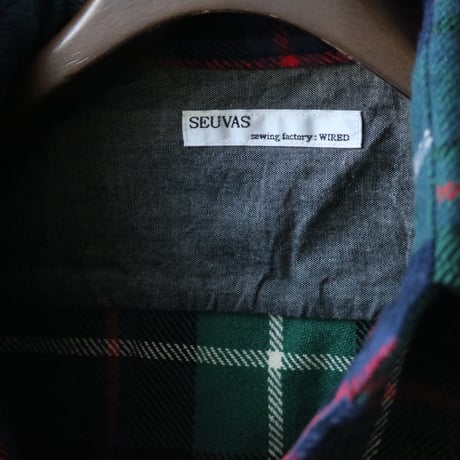 SEUVAS / Flannel Work Shirt / SV-SH-508