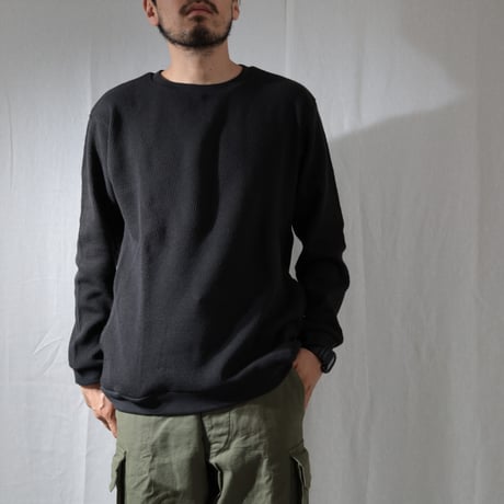 UNISEX / SPINNER BAIT / リブクルーネック 空紡糸サーマル / 123TH