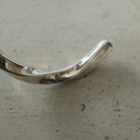 UNISEX / ナバホ族 Bruce Morgan / #6SQ 14K/SS プレーン ツイスト バングル