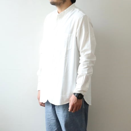 UNISEX / FOB FACTORY / BAND COLLAR SHIRT / F3429