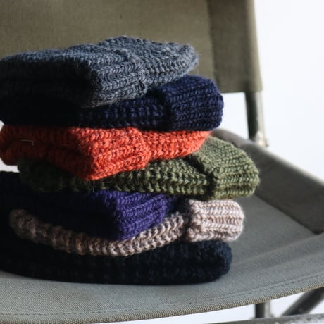 cableami / WOOL SHORT W/CAP BRITISH WOOL
