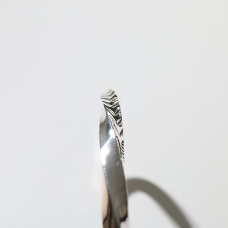 UNISEX / ナバホ族 Bruce Morgan / #6SQ 14K 4ダイヤ+アロー ツイスト バングル