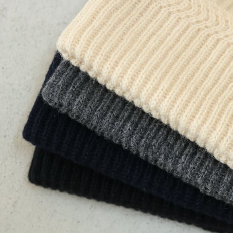 UNISEX / cableami / BABY ALPACA W/CAP / 030-23AW