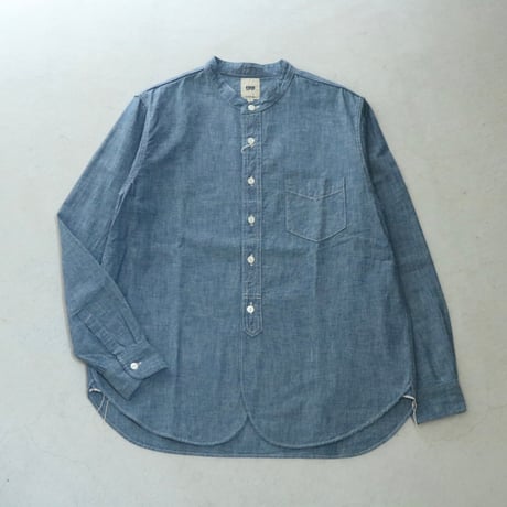 UNISEX / FOB FACTORY / BAND COLLAR SHIRT / F3428