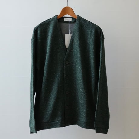 UNISEX / SPINNER BAIT /  リブカーディガン ネップ接結ニット / 212N
