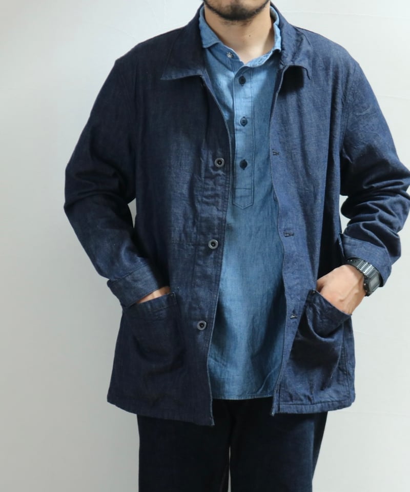 FOB FACTORY / DENIM COVER ALL / F2447 | LINKS O