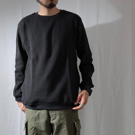 UNISEX / SPINNER BAIT / リブクルーネック 空紡糸サーマル / 123TH
