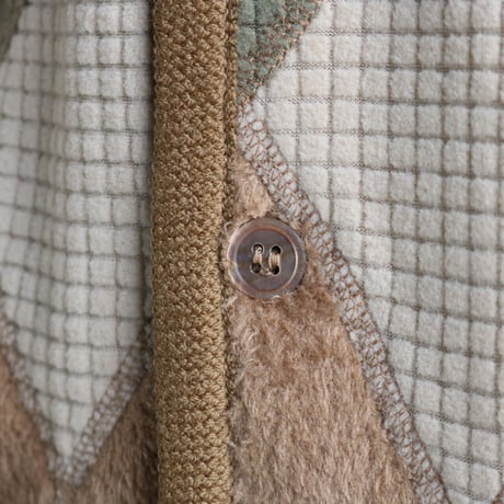 BURLAP OUTFITTER / ARGYLE FLEECE CARDIGAN